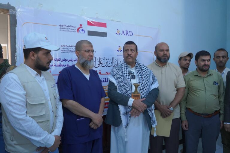 تدشين المخيم الطبي الجراحي الثالث لاستئصال اللوزتين للأطفال